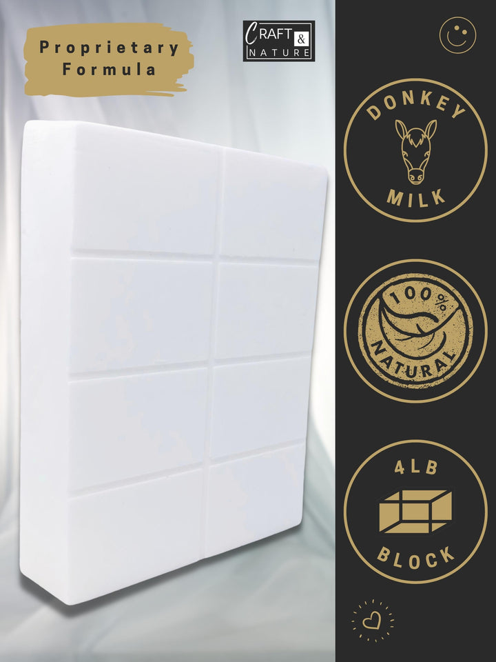 Natural Soap Base - Donkey Milk