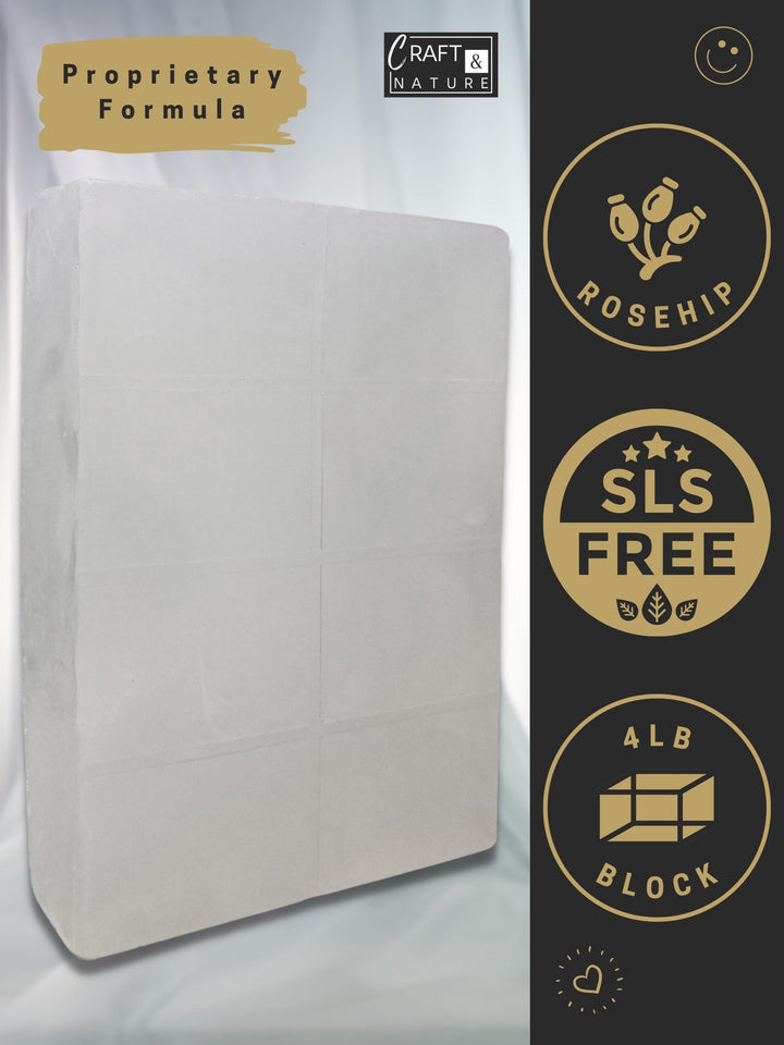 SLS Free Soap Base - Rosehip
