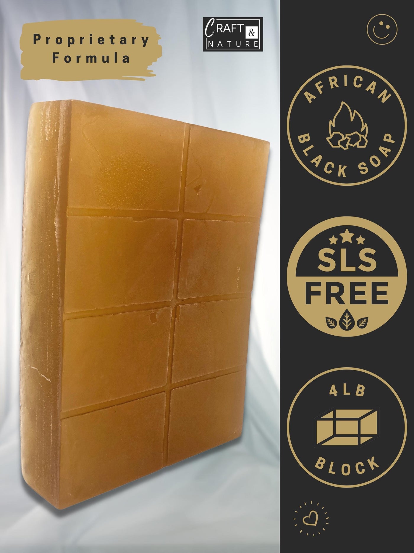 SLS Free Soap Base - African Black Soap