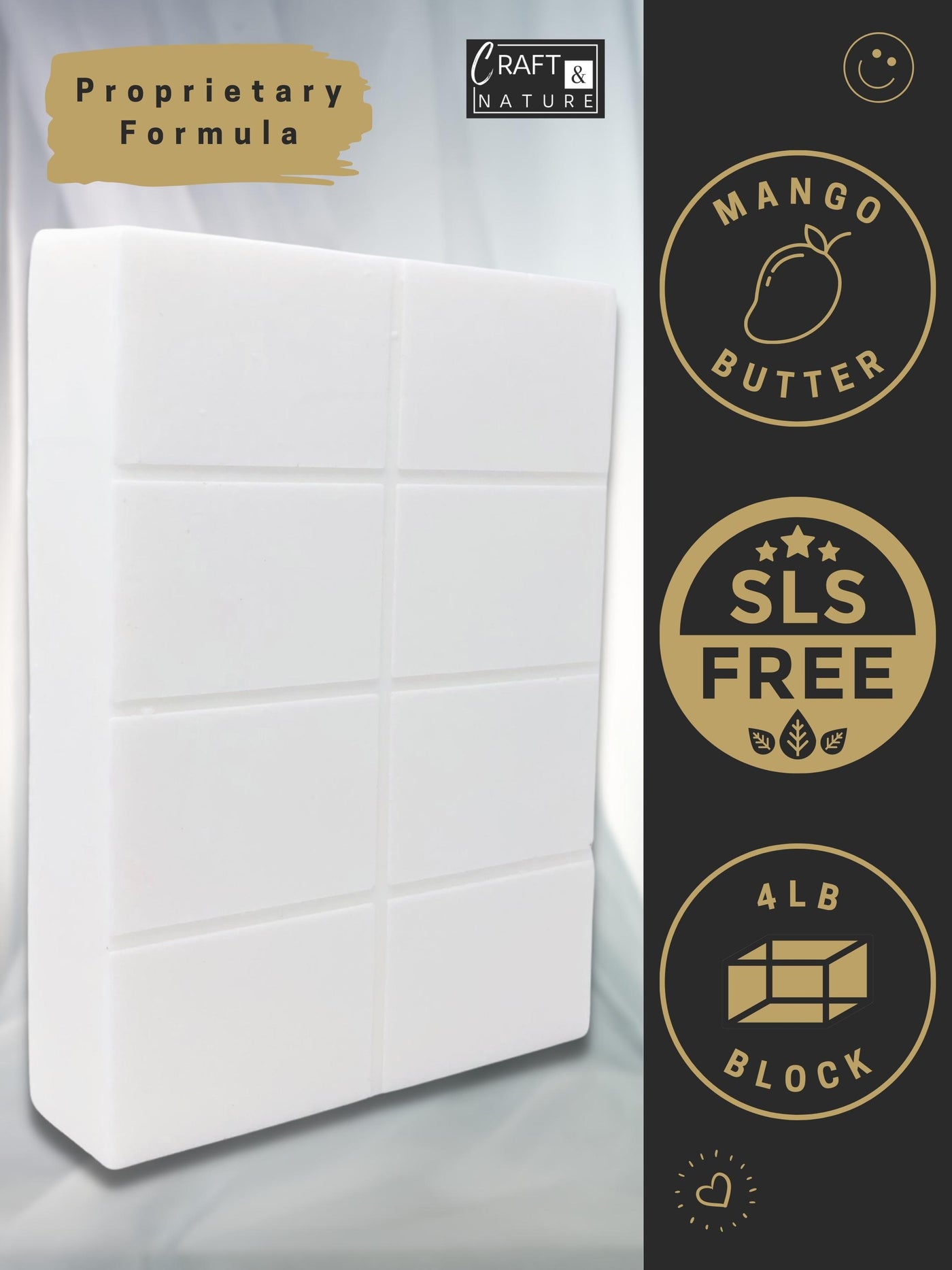 SLS Free Soap Base - Mango Butter